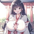 巫女さん 4枚目
