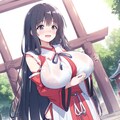 巫女さん 2枚目