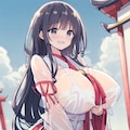 巫女さん 5枚目