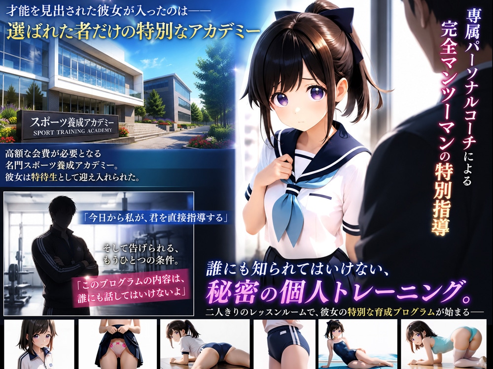 専属パーソナルコーチと秘密の個人トレーニング | の人気AIイラスト・グラビア