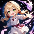 邪王炎殺拳の使い手、茉莉花ちゃん！ 2枚目
