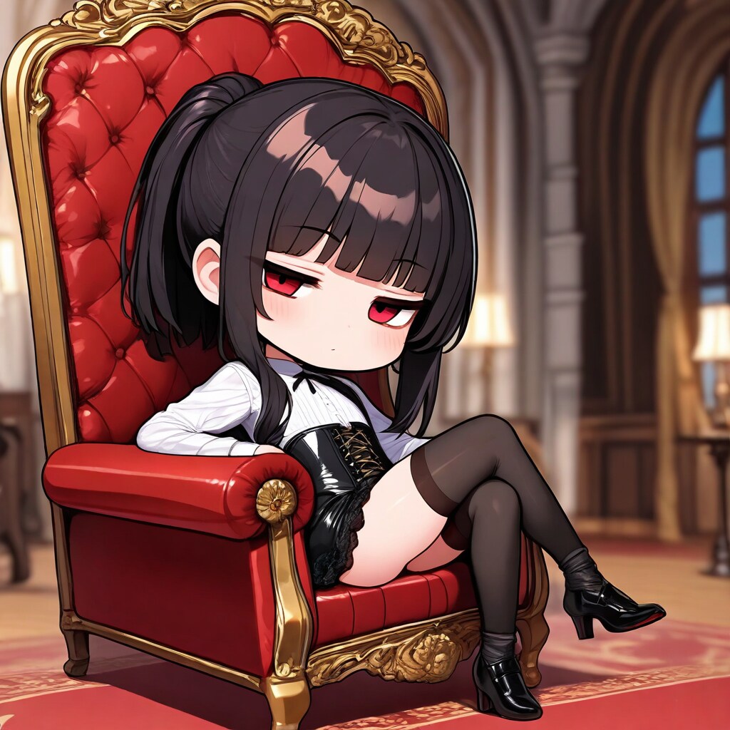 女王くるみのジト目