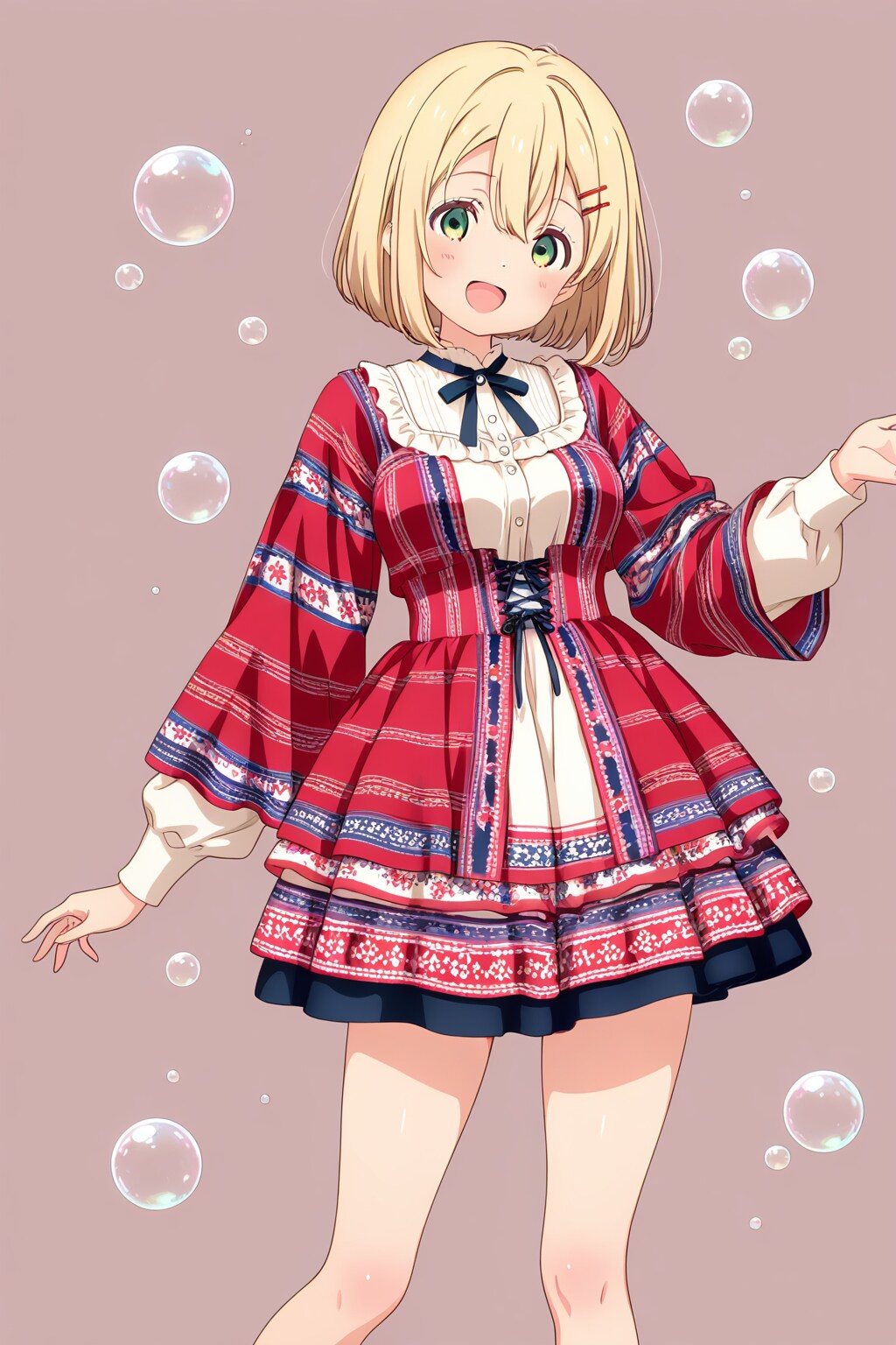 デンマーク衣装の千鶴ちゃん