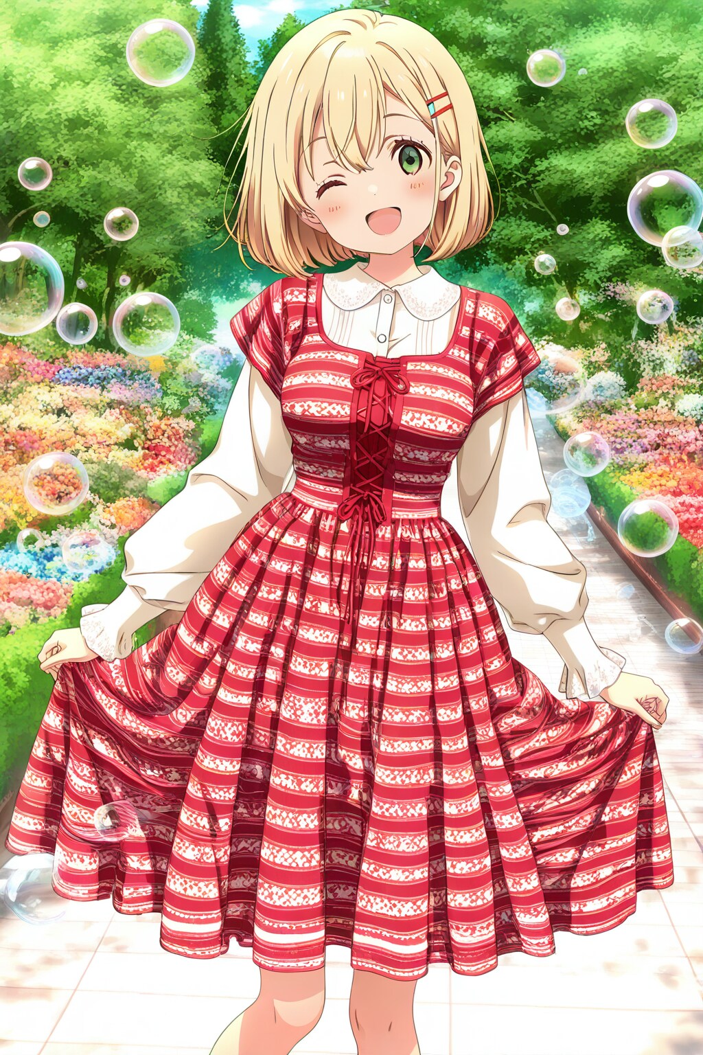 デンマーク衣装の千鶴ちゃん