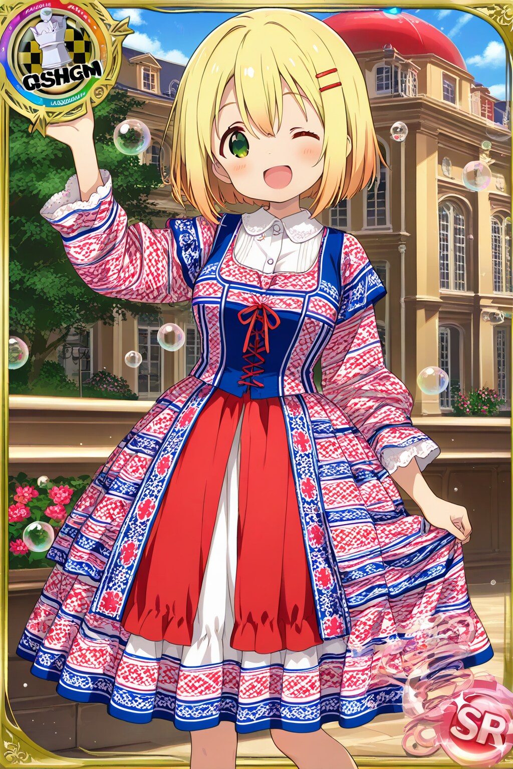 デンマーク衣装の千鶴ちゃん