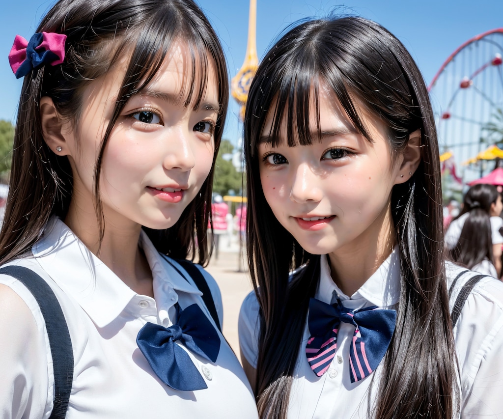 仲良しJK遊園地
