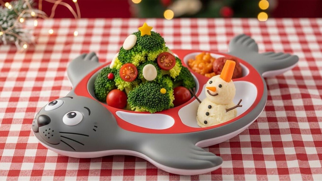 ジタバタアザラシのクリスマスお子様ランチ