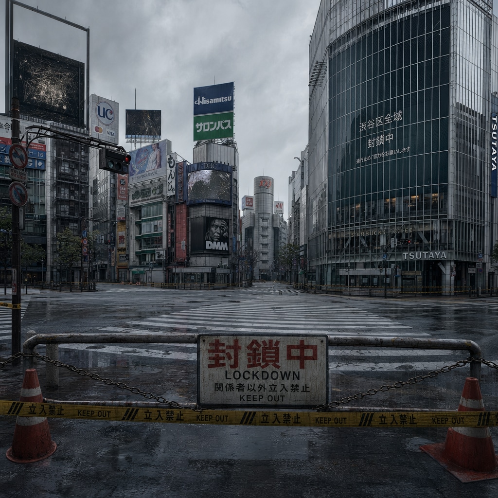 シンプルプロンプト「428 封鎖された渋谷で」 | の人気AIイラスト・グラビア