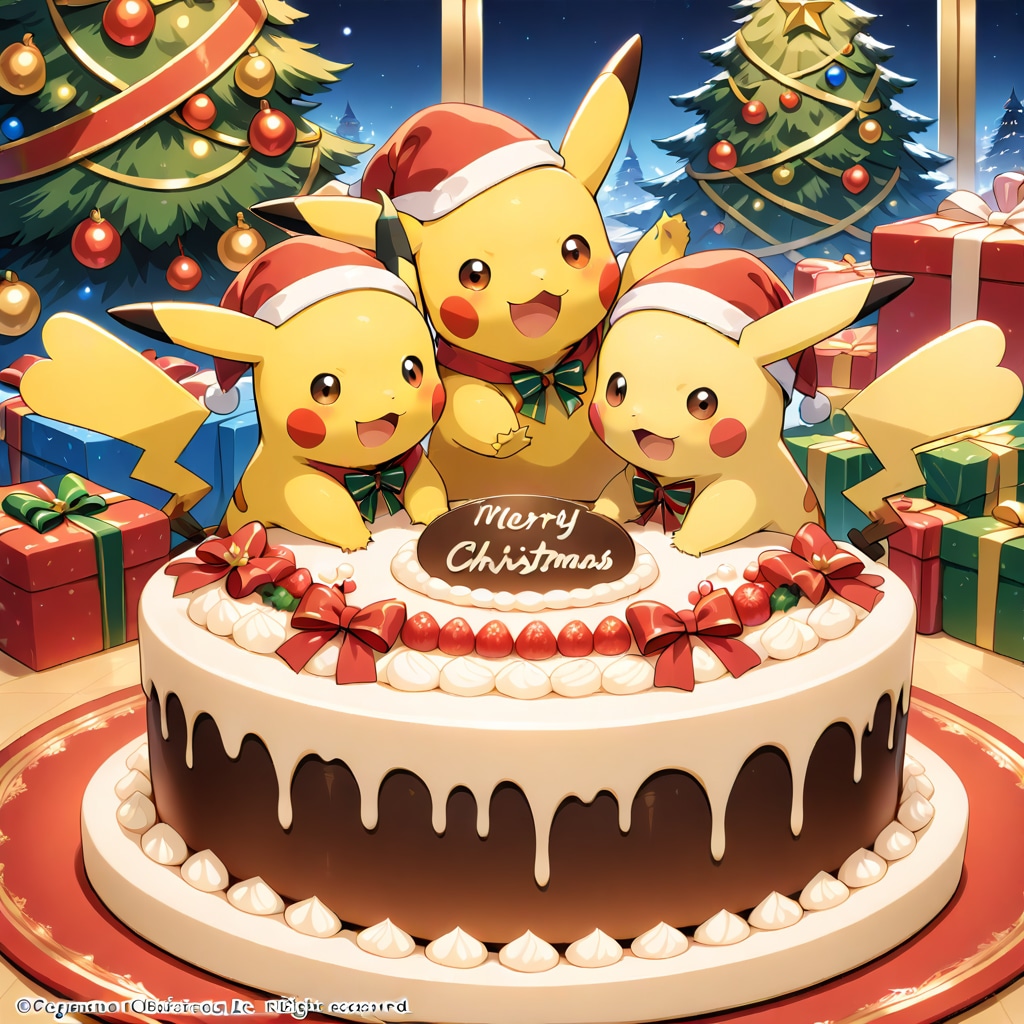 ピカチュウ　クリスマスイブ　2025/12/24 | の人気AIイラスト・グラビア