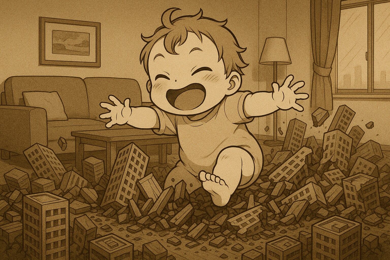 終末世界ごっこ | の人気AIイラスト・グラビア