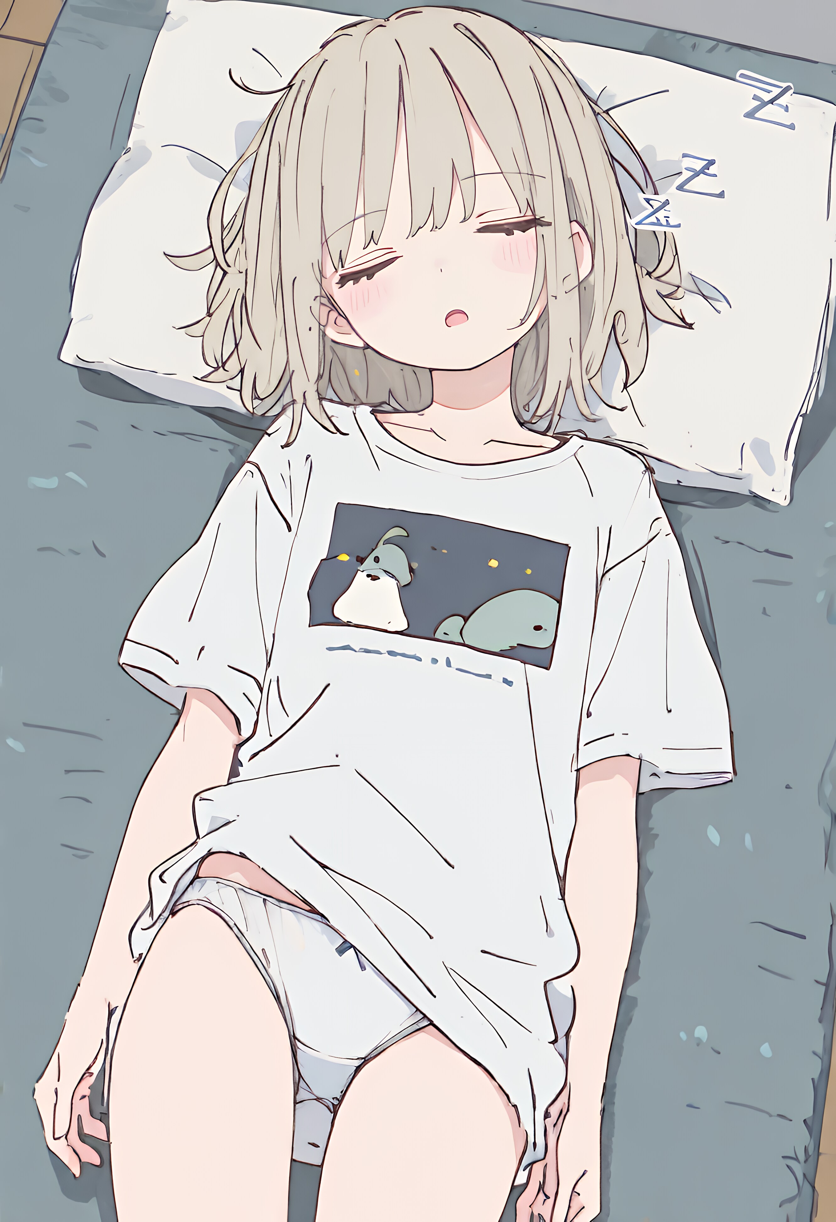 彼女の意識は夢の中