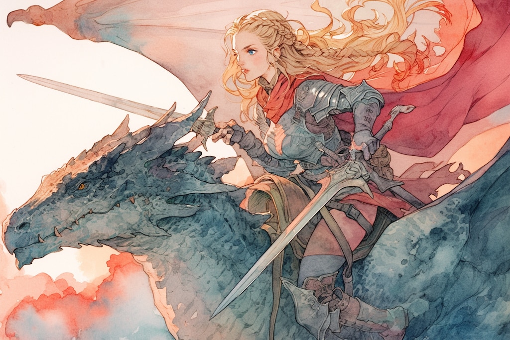 ドラゴンと少女（竜騎士）168