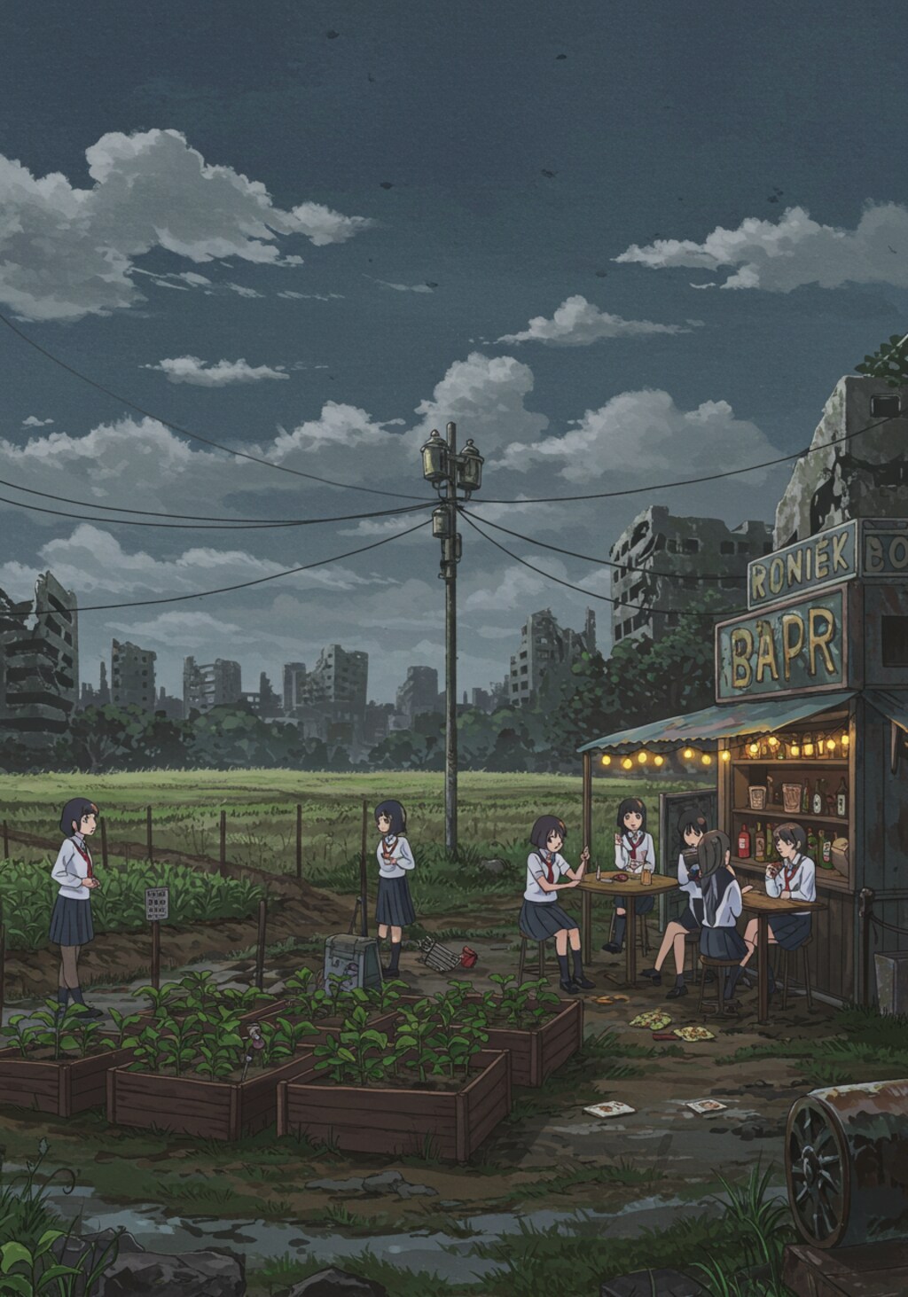 終末世界で栽培バル生活