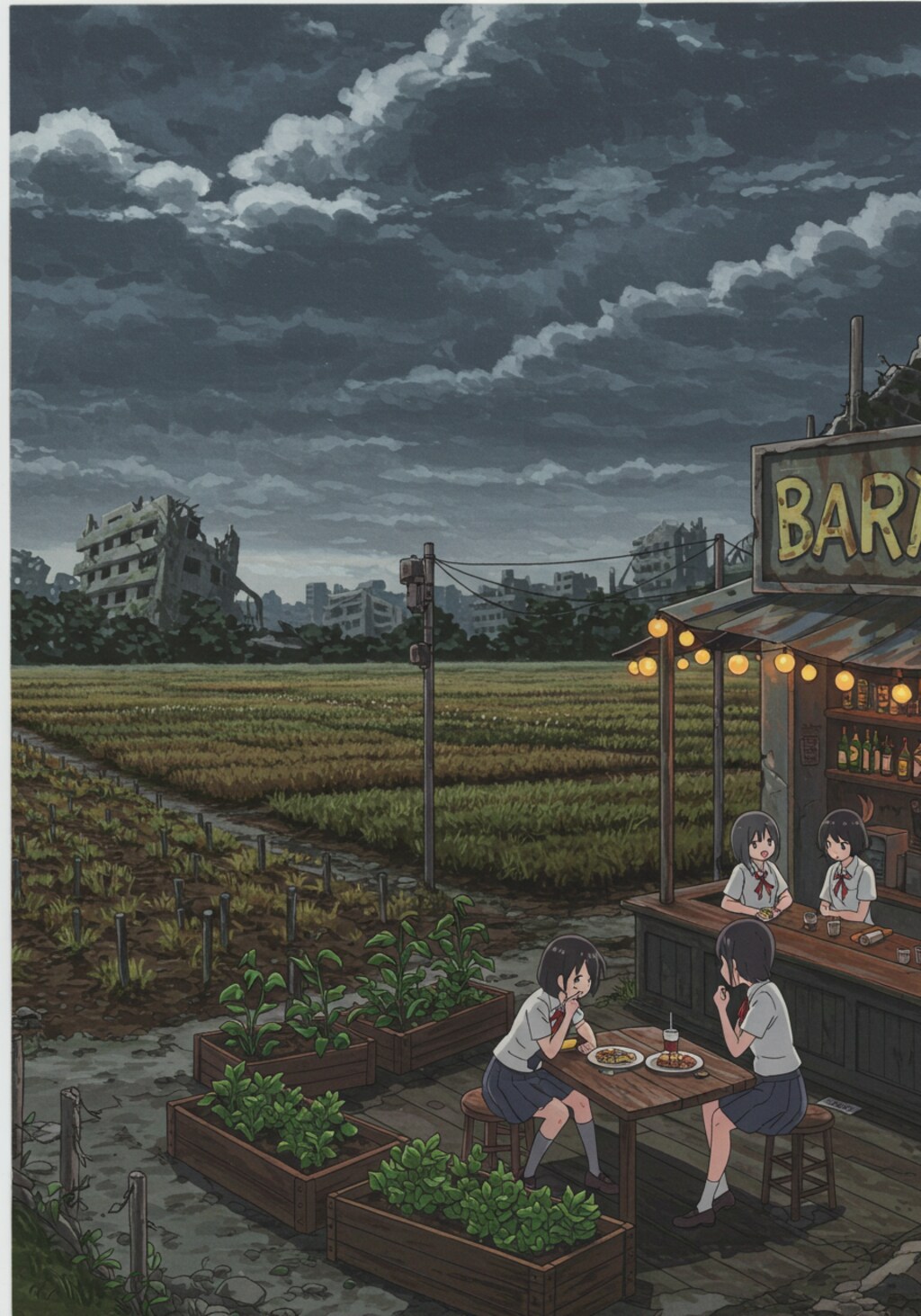 終末世界で栽培バル生活