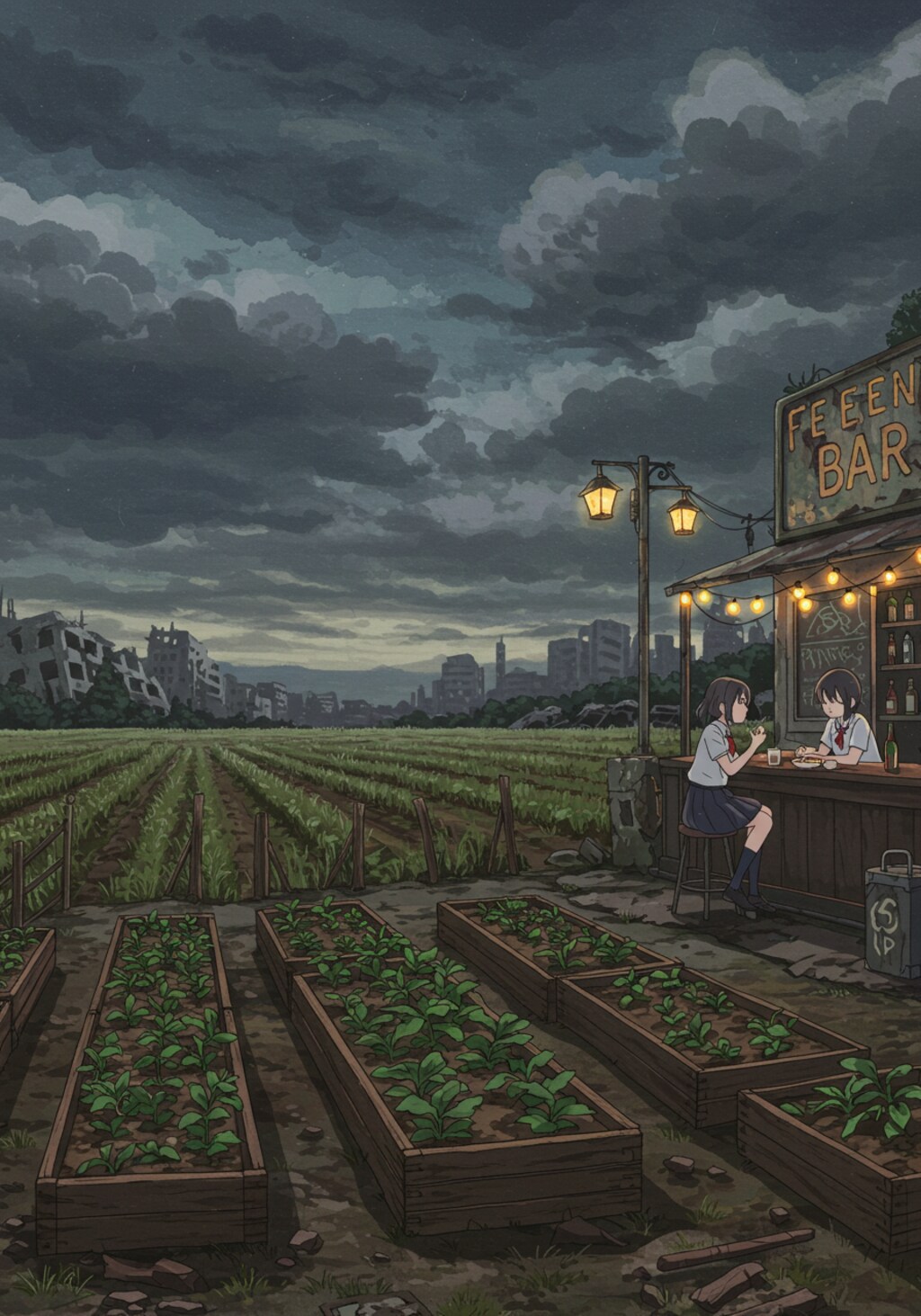 終末世界で栽培バル生活