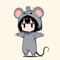 着ぐるみ着せ替え（ネズミ） 2枚目