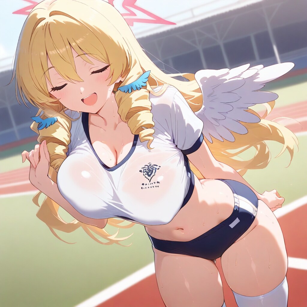ドリルヘアー金髪天使さん