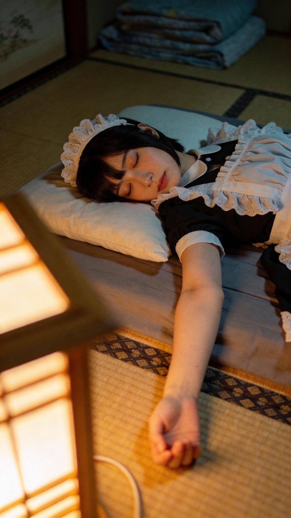 Sunset Maid in the Culinary Shadows