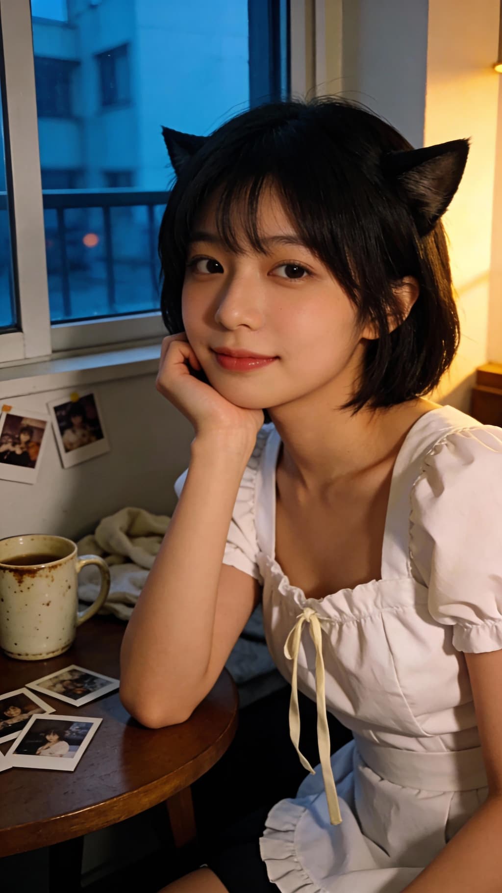 Sunset Maid in the Culinary Shadows