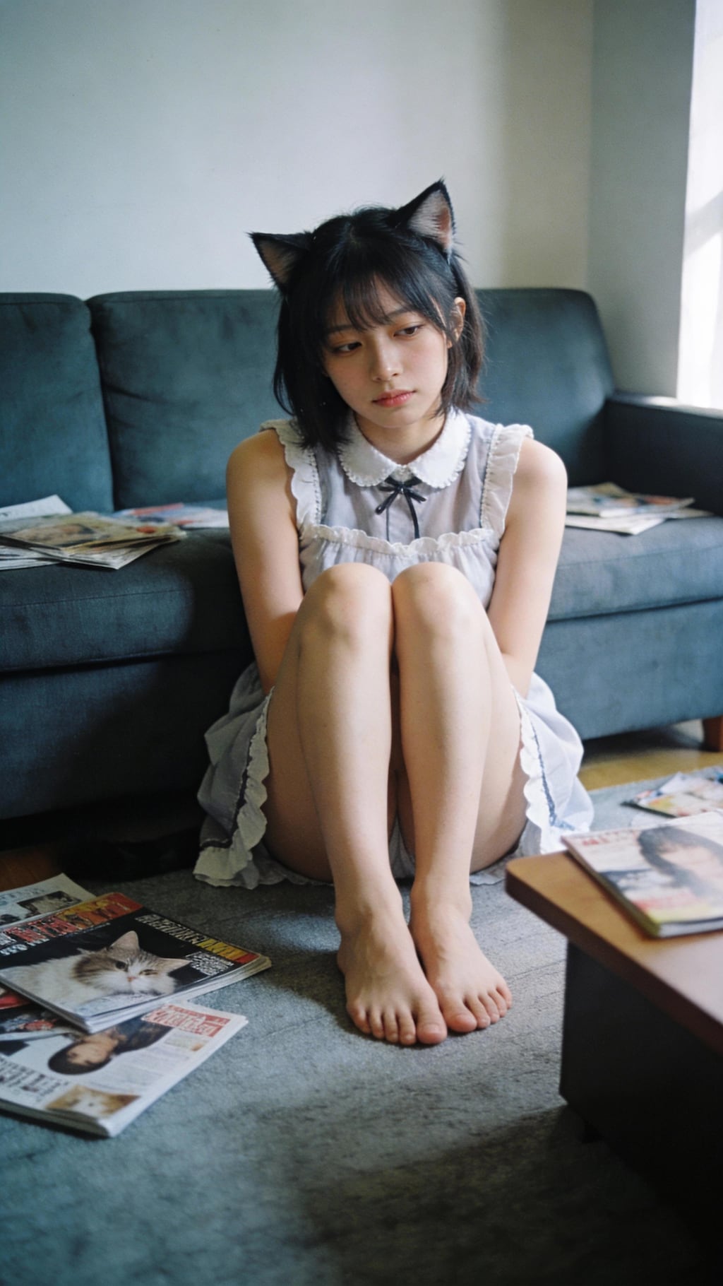 Sunset Maid in the Culinary Shadows