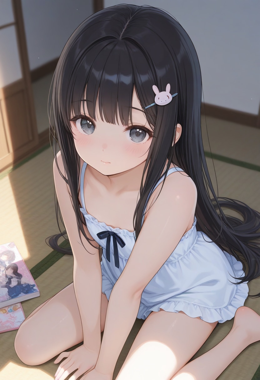 黒髪の美少女(369)
