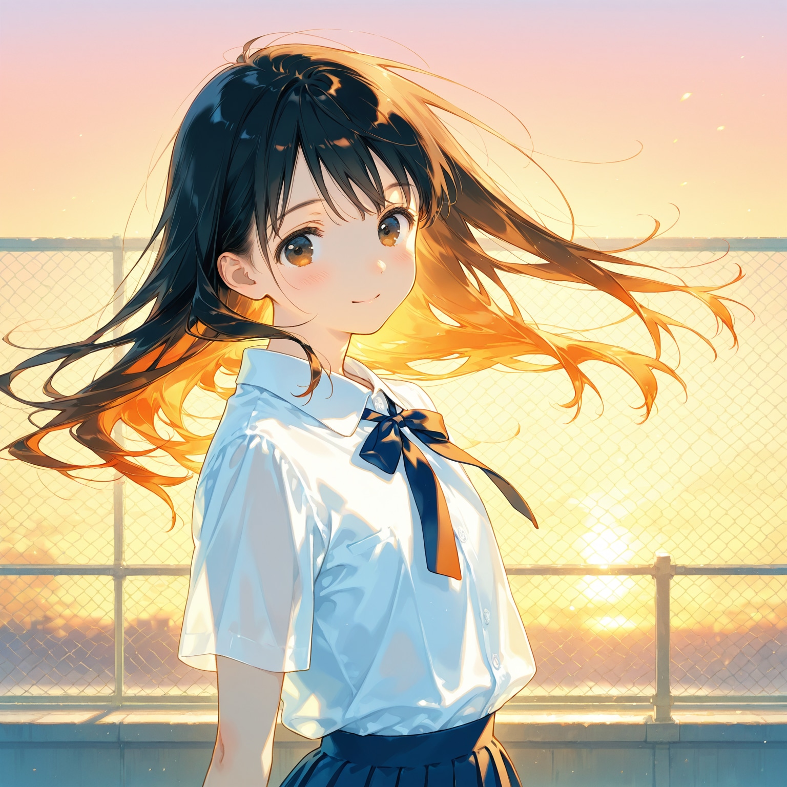 放課後の少女 | の人気AIイラスト・グラビア