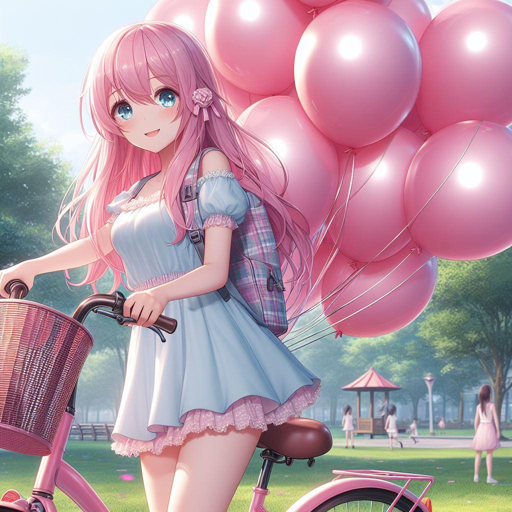 風船もらいに隣町まで行ってきちゃった♡ あげないよ?
