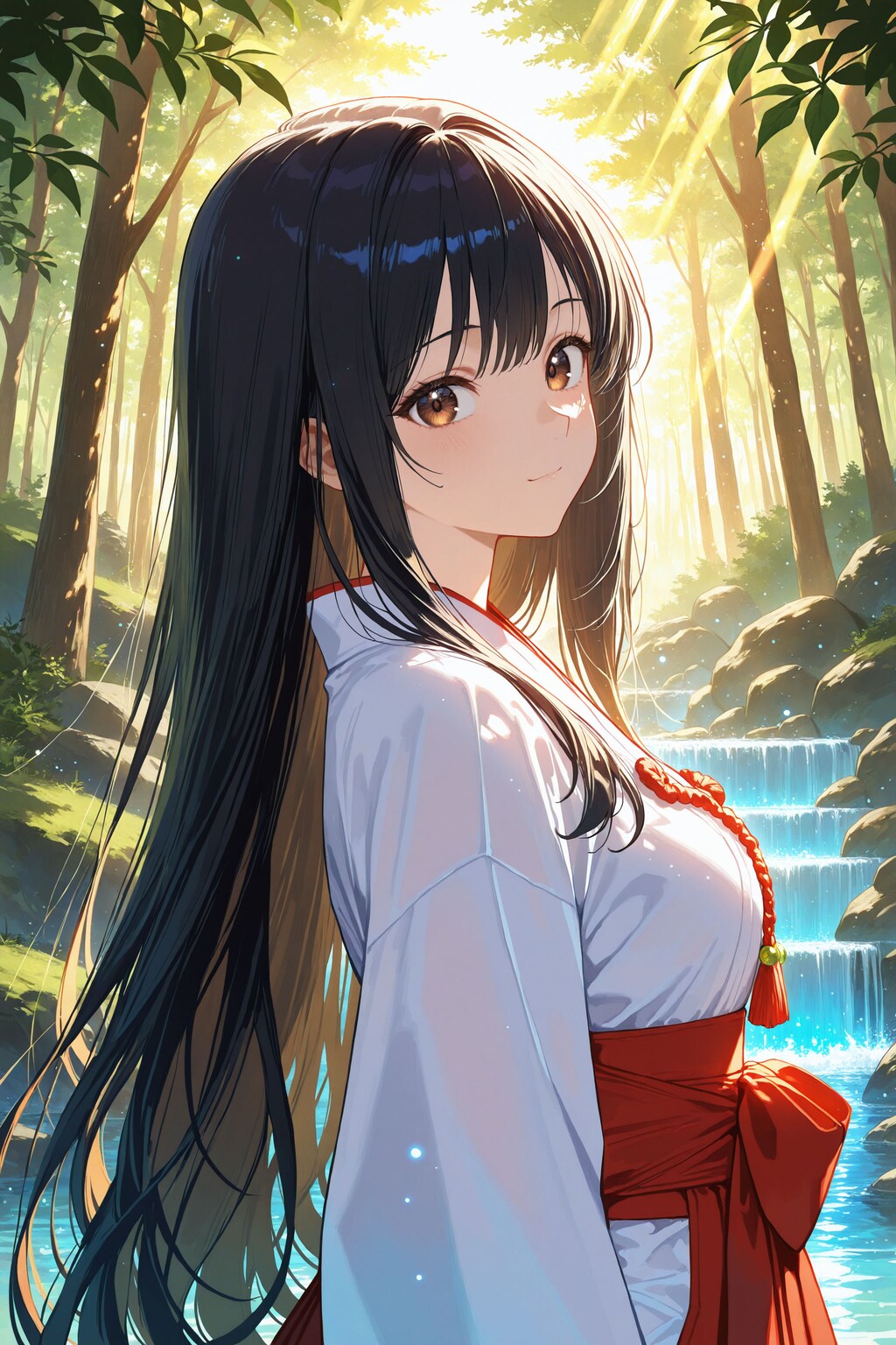 異世界神社の巫女さん（神楽さん）