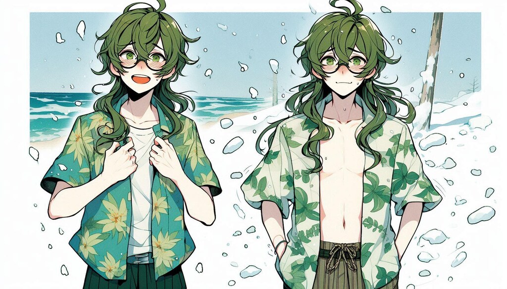 「夏」 vs 「冬」