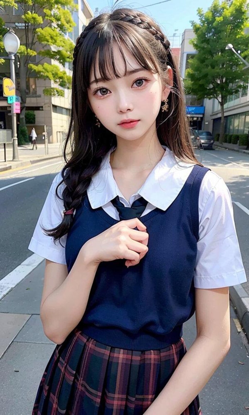 グラビア撮影と登校♪