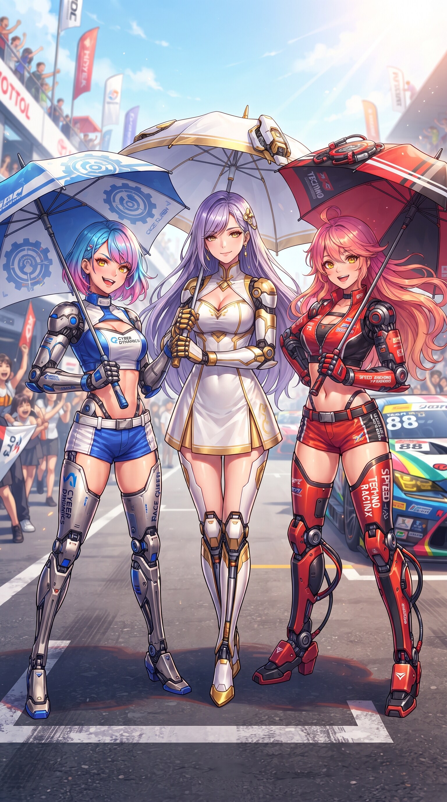 レースクイーン兼レースマシン