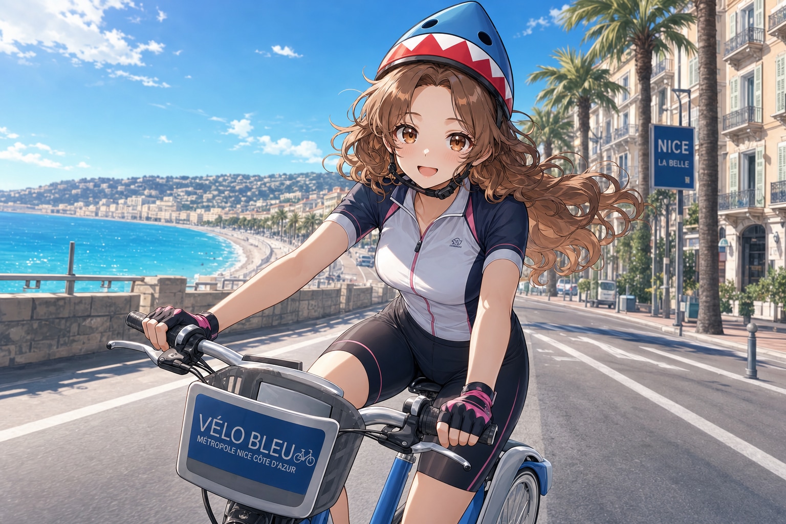 ニースでサイクル友里奈 | の人気AIイラスト・グラビア