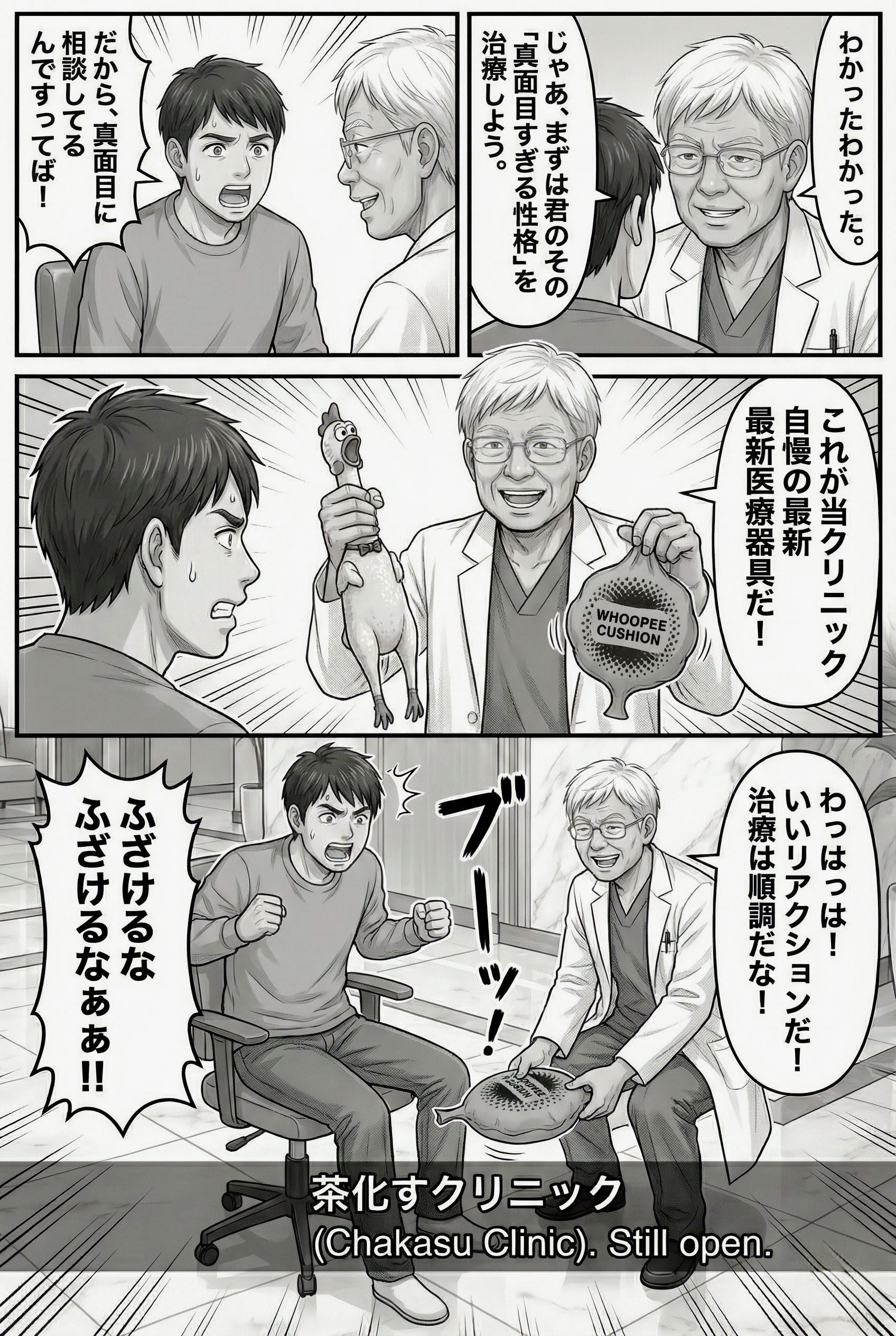 ギャグ漫画〜頑張れ高〇院長〜2話 | の人気AIイラスト・グラビア