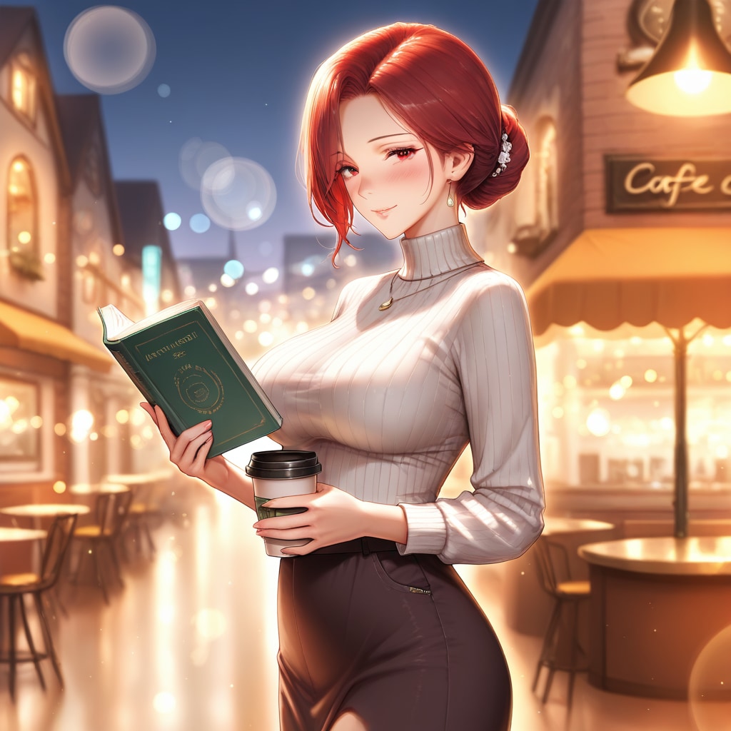 秋色の上品な客