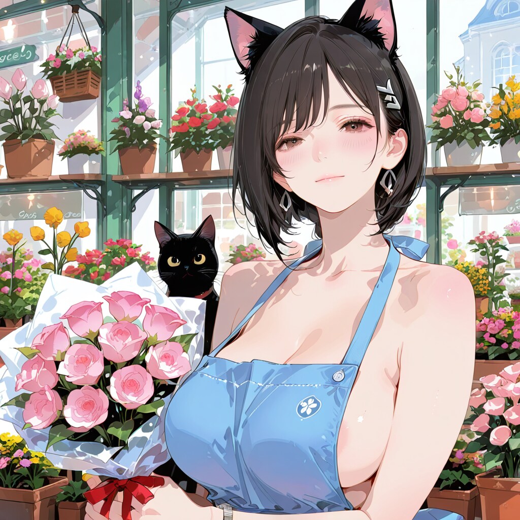 エッチなけもみみ花屋さん