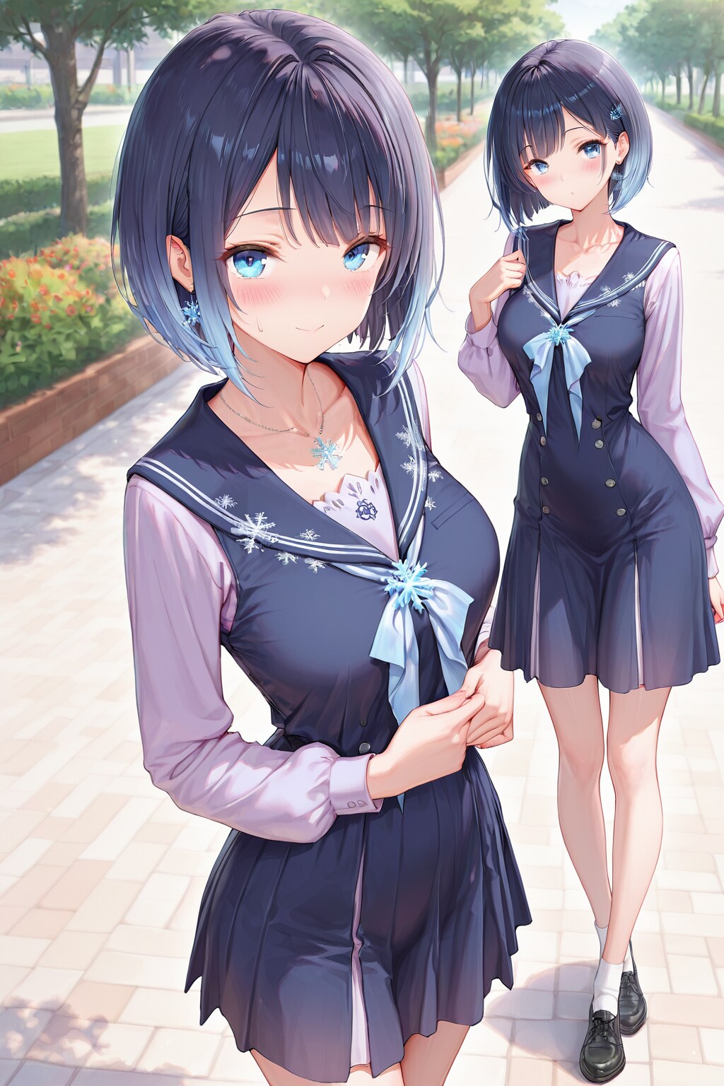 変わったセーラー服のアイドル