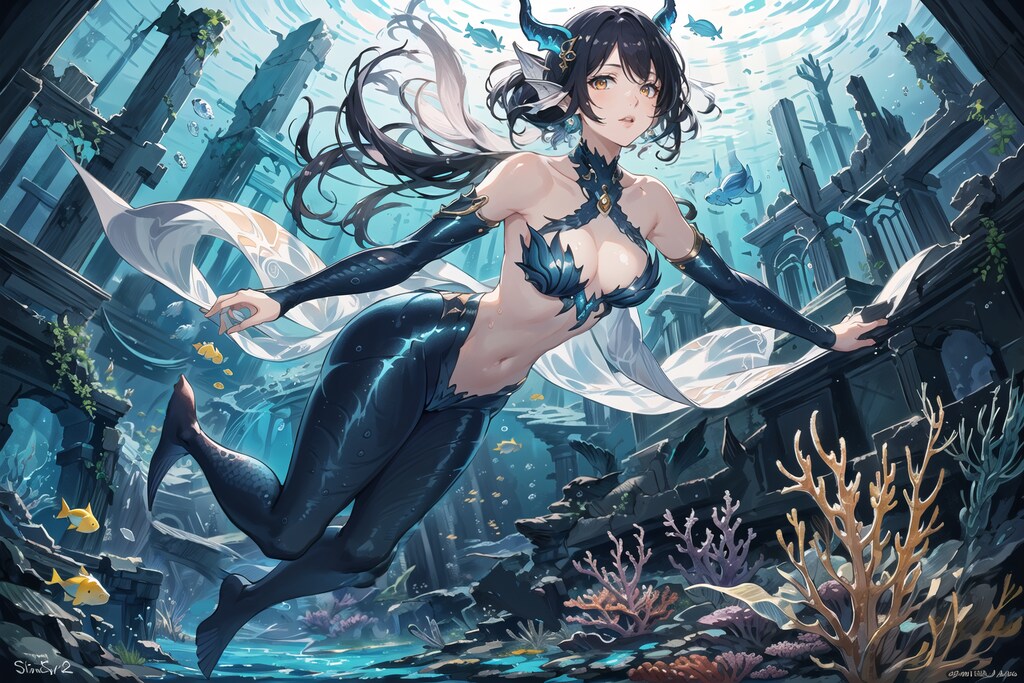 海魔と海底神殿