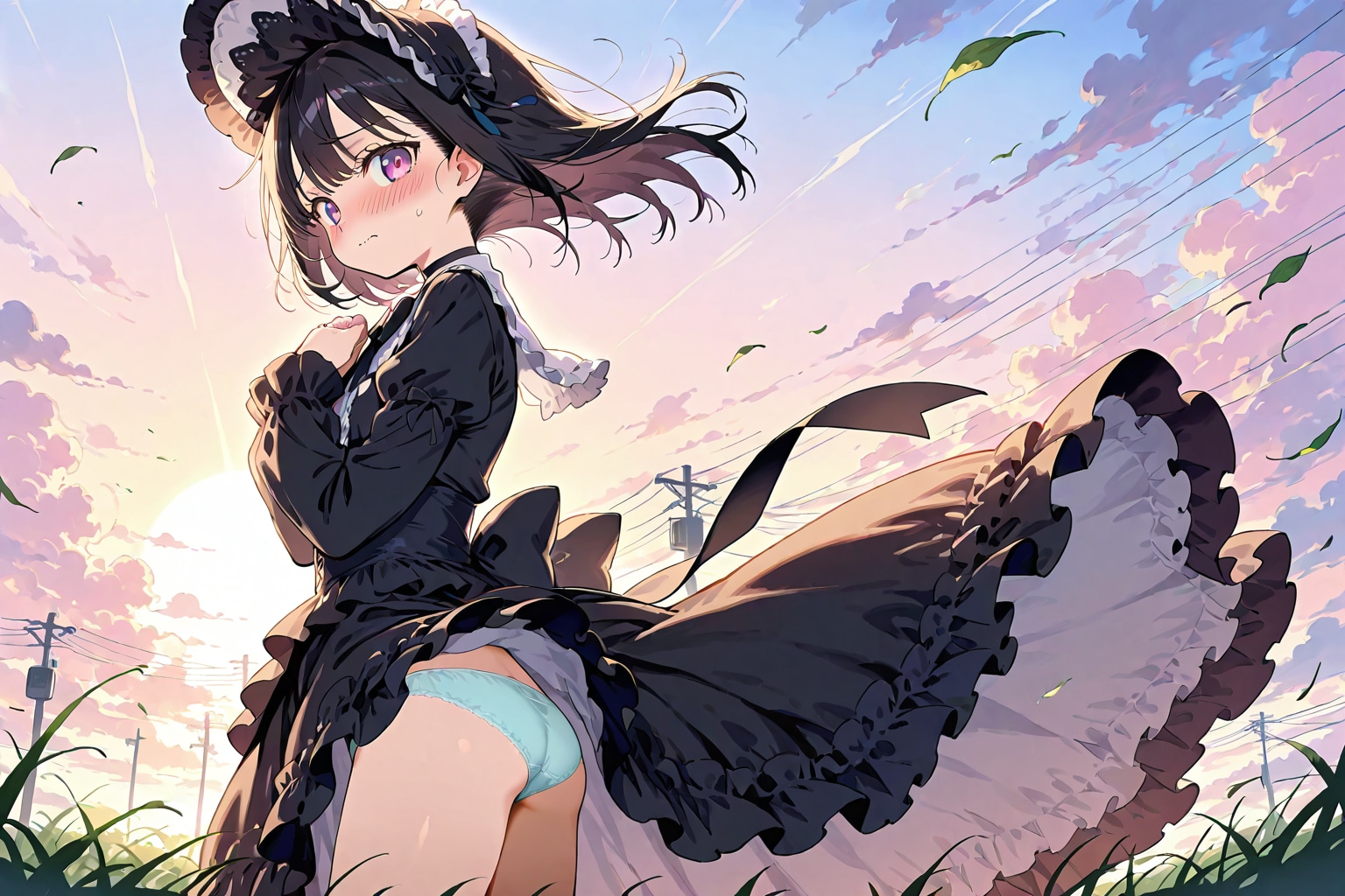水色、好きなんです。似合いませんか？