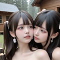 地雷系ちゃんのレズビアン031《レズビアンの森SeaArt》 11枚目