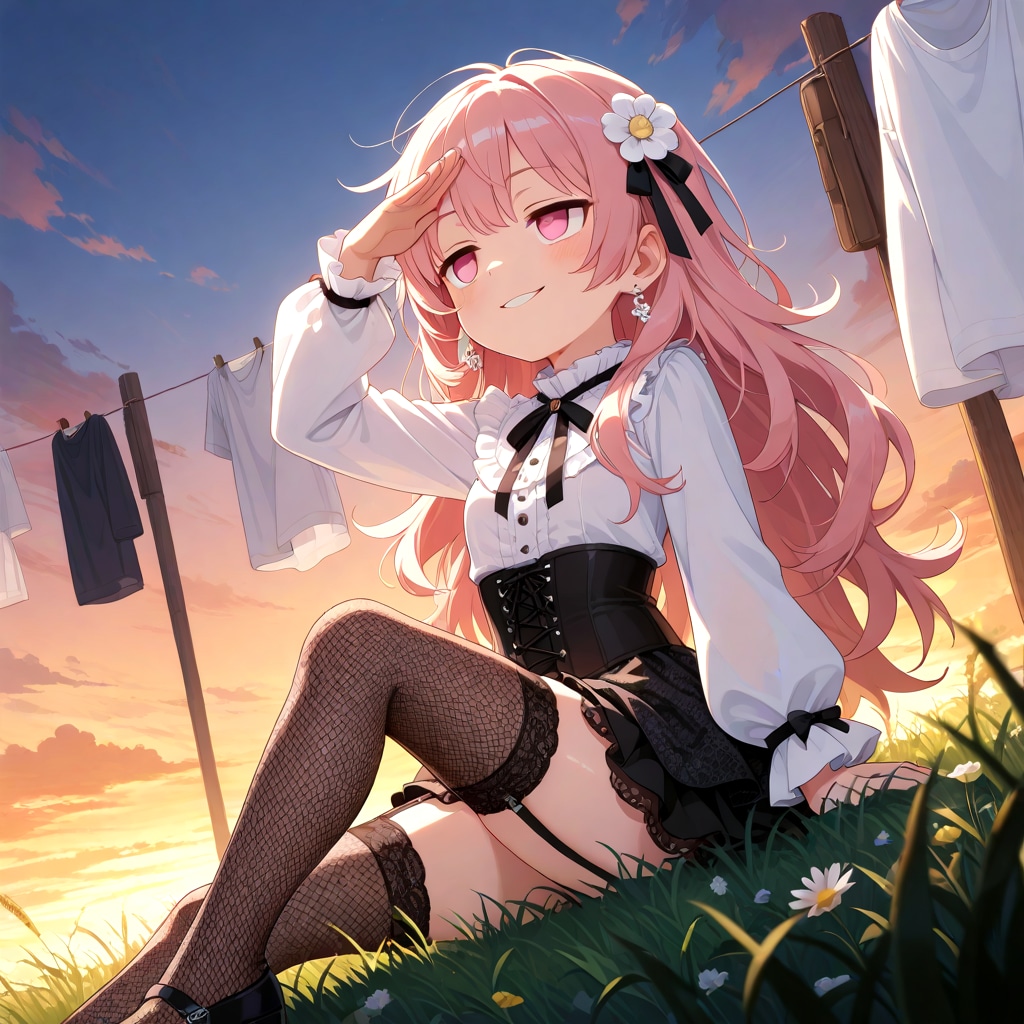 ふふ、乾くかしらね…？