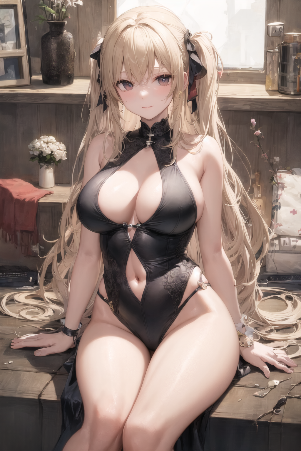 セクシードレス少女