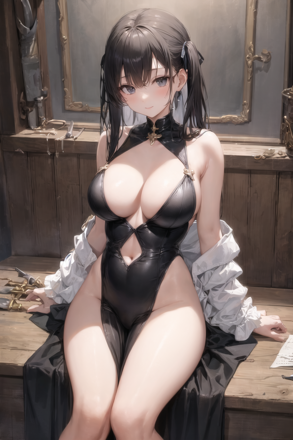 セクシードレス少女