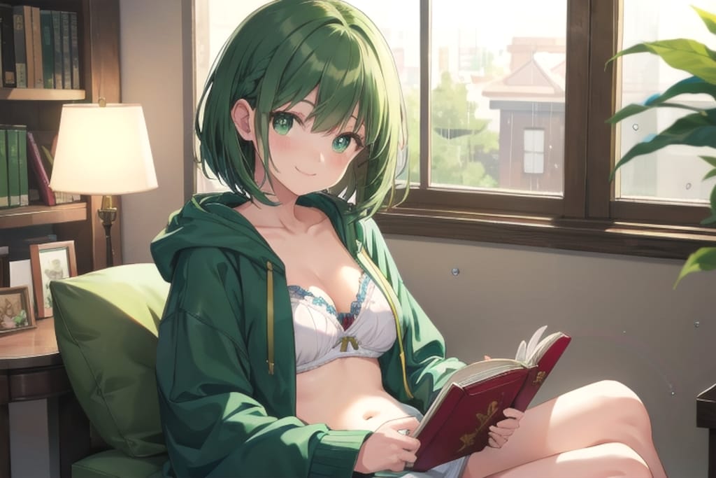 芽生ちゃん022「ん、どうしたの？」