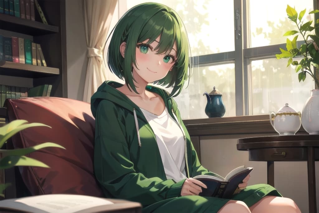 芽生ちゃん022「ん、どうしたの？」