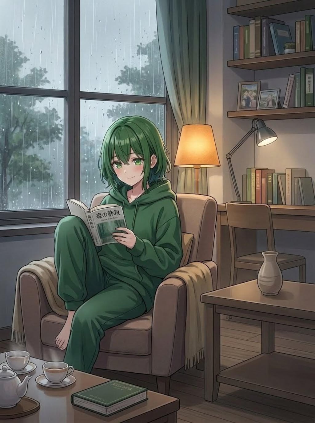 芽生ちゃん022「ん、どうしたの？」