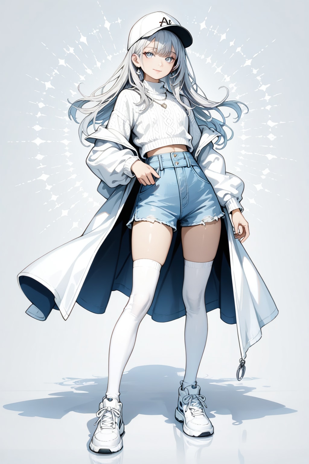 白い人(他のモデルよりやや幼めに仕上げるLARIMAR)