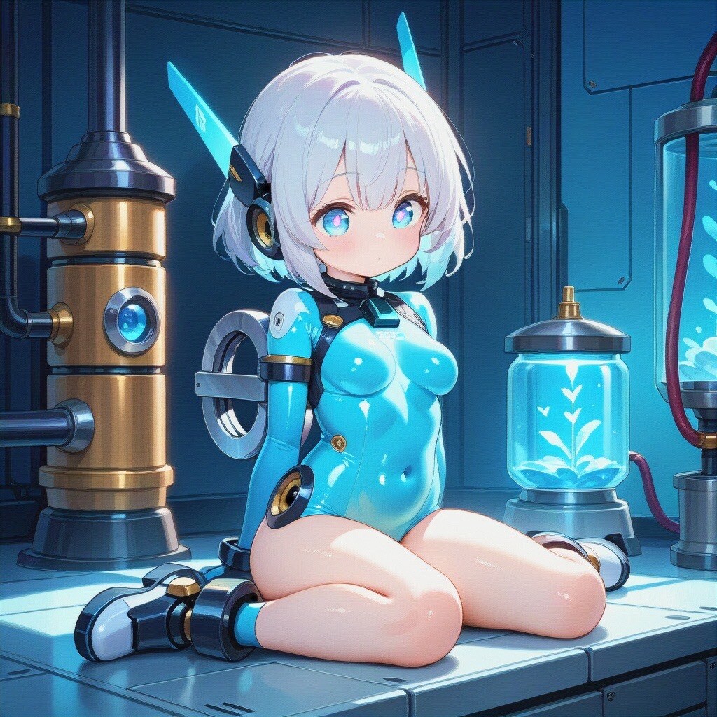 ゼンマイ式アンドロイド