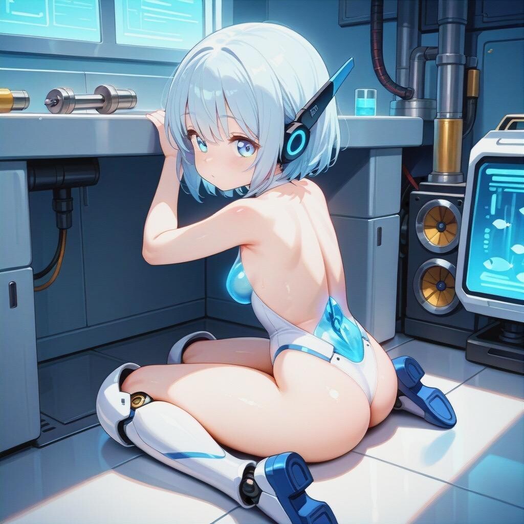 ゼンマイ式アンドロイド