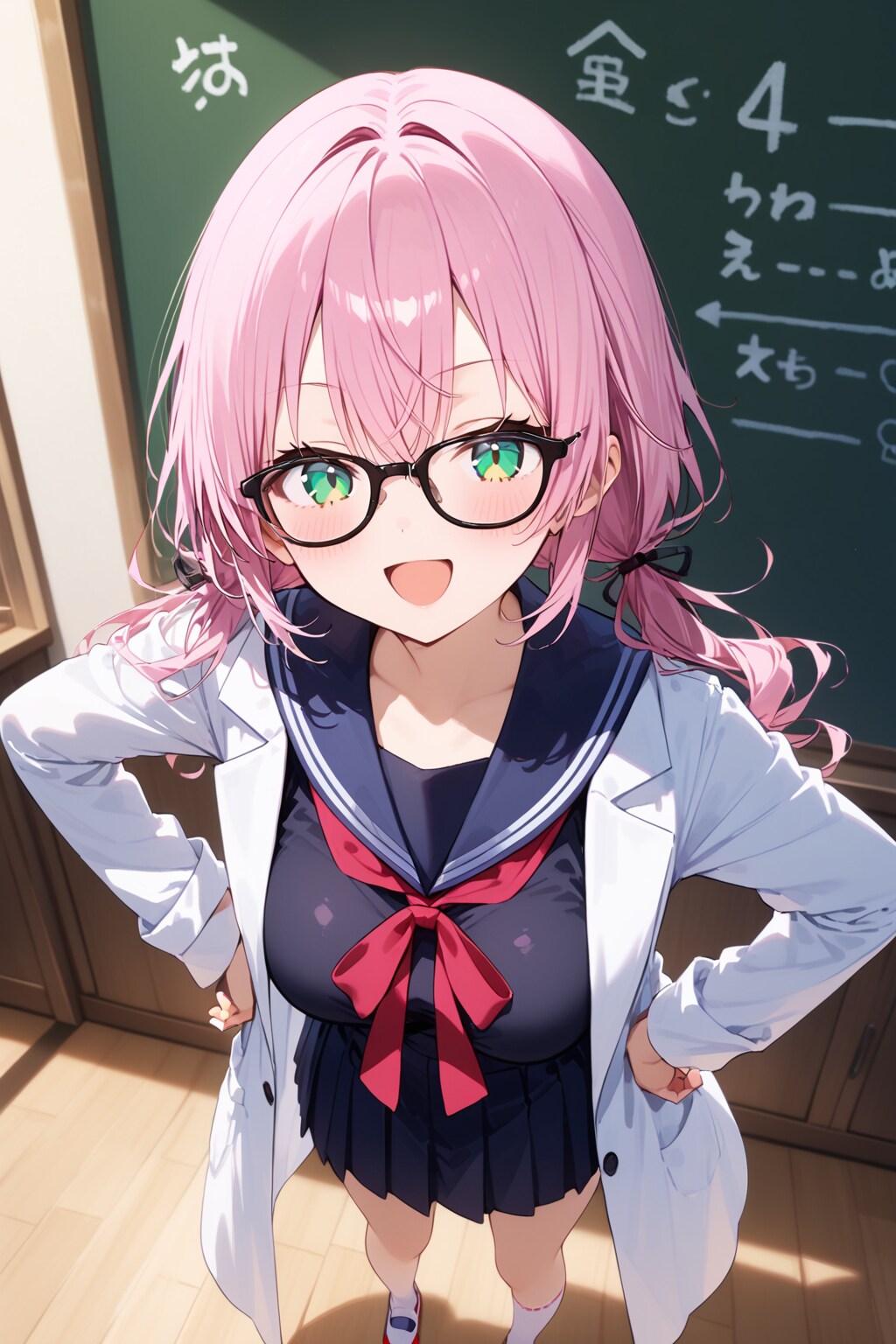 部活動中の桃花