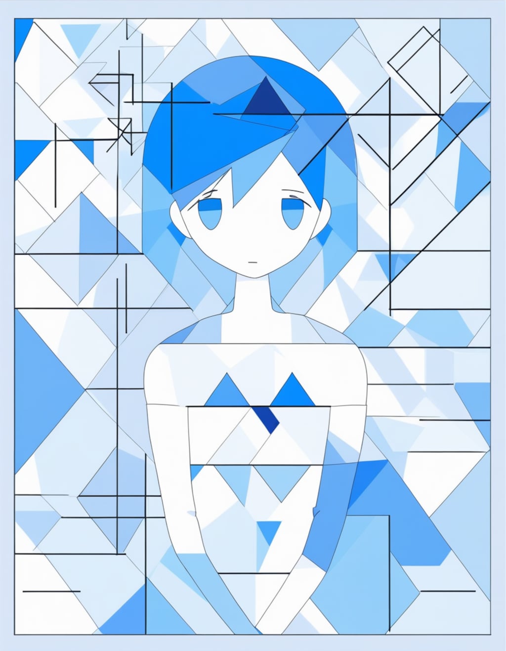 ファンアート ブルーダリアちゃん